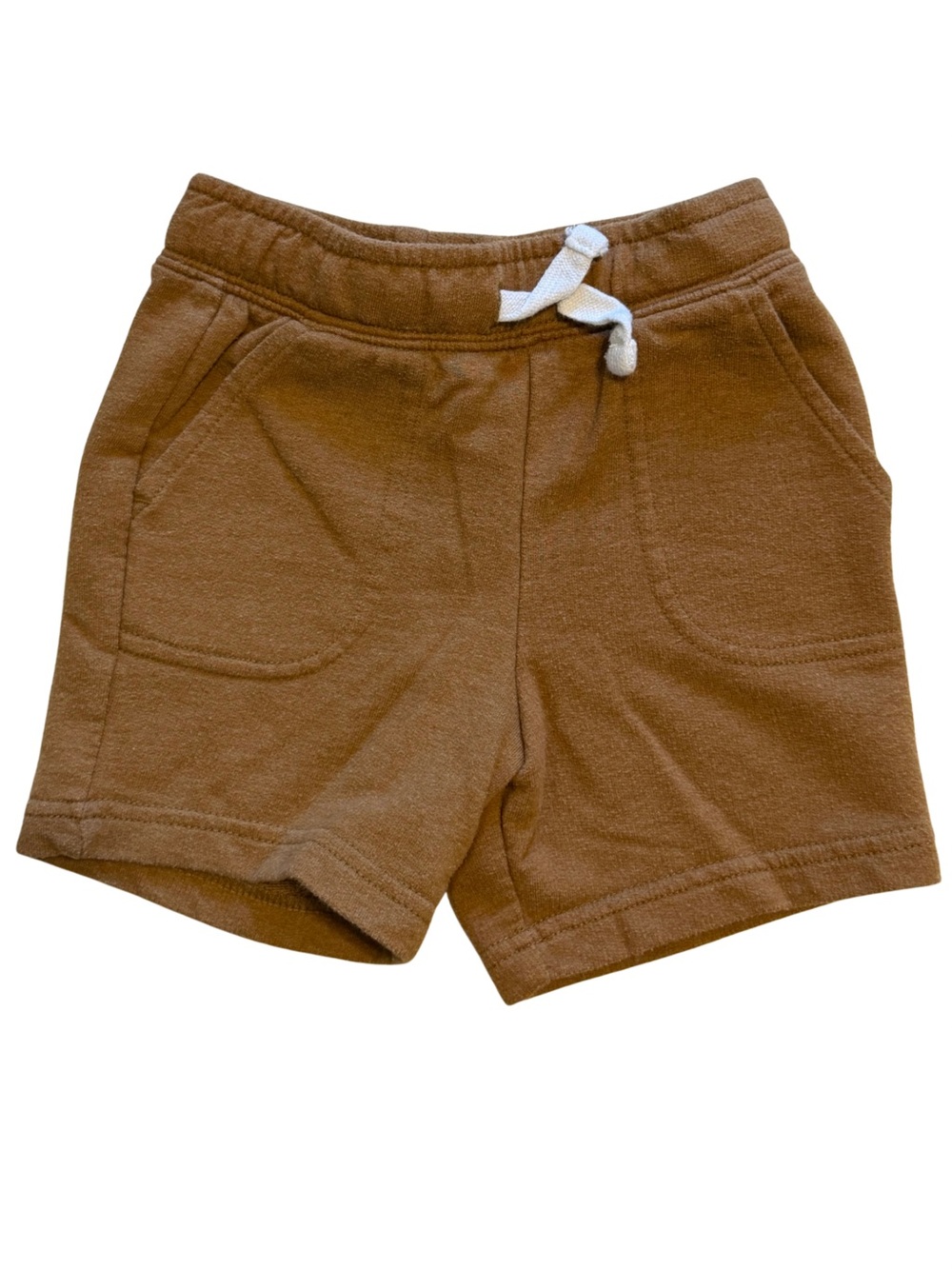 Cat & Jack - French Terry Pull-On Shorts Caramel Brown 2T
